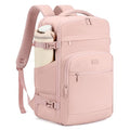40L Travel Backpack for Women & Men: Flight Approved Carry On Backpack, TSA Personal Item Bag with Water Bottle Pocket, Weekender Essentials Backpacks fits 17" Laptop - Pink - color: Pink, size: X-Large