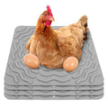 4 Pcs Chicken Nesting Pads, 12 inch Washable & Reusable Nesting Box Mat, Chicken Nest Mats, Soft Silicone Chickens Bedding Pad Laying Egg Mat for Hens Laying Egg