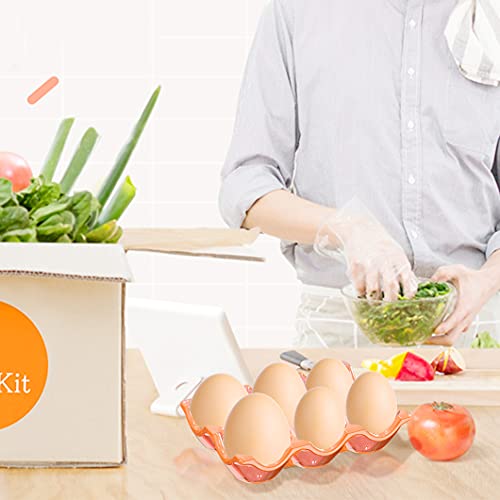 Rolin Roly Egg Holder Tray Epoxy Mold Egg Storage Container Mould Kitchen Silicone Egg Holder Storage Box Resin Mold for DIY Art Crafts Refrigerator Countertop Display Home