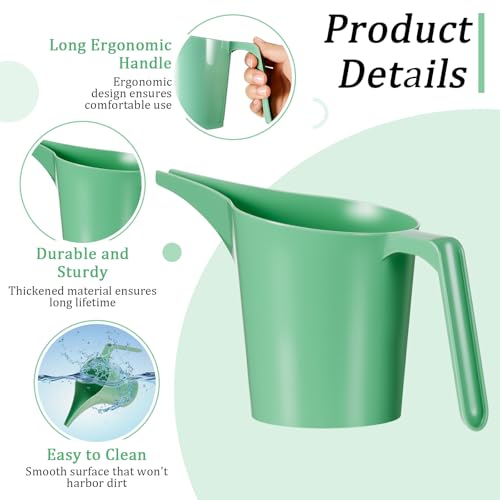 Relaxweex 2 Pcs Bird Seed Scoop, Pet Food Bird Seed Scoop Large Capacity Suitable Narrow Spout Suitable for Tube Feeders for Filling Avian Birds Feeders Small Animal Food(Green) - color: Green