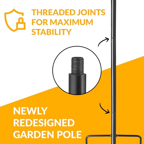 Good Directions BBG18 Copper Bird Bath, Includes Garden Pole, 18” Diameter Basin, Polished Copper - style: Polished