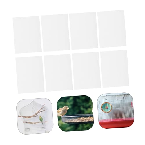 UPKOCH 100pcs Bird Cage Liners Absorbent Disposable Pads for Parrots and Animals Durable Odor Cage Cushion for Easy Cleanup - size: 44X31CM