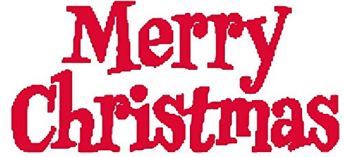 Infusion Round Teacher Stamp, Holiday, 3/4'' Self-Inking Rubber Stamp - Merry Christmas - Red Ink - color: Merry Christmas