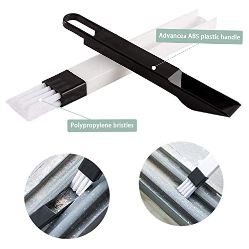 8 Pcs Hand-held Groove Gap Cleaning Tools,Door Window Track Cleaning Tools Groove Corner Crevice Cleaning Brushes for Sliding Door/Tile Lines/Shutter/Car Vents/Air Conditioner/Keyboard