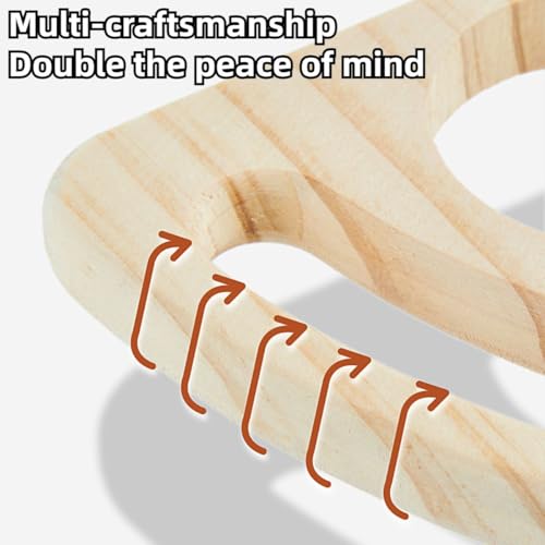 Bird Perch, Parrot Platform Wood Stand with Feeding Bowl Cups Bird Toys Parrot Cage Accessories for Parakeet Lovebird Cockatiel Conure Budgie Small Animals