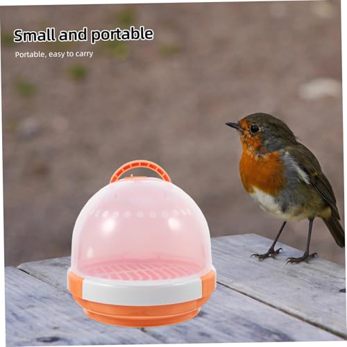 MERRYHAPY Portable Bird Carrier for Parrots and Pets Lightweight Travel Cage Handle for Outdoor Use and Hiking Breathable Design for Comfort and