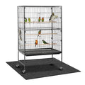 Nuanchu Large Bird Cage Mat, 30 x 36 Inch Under Pet Cage Mat, Absorbent/Waterproof Felt Pad for Bird Cages, Reptile Aquariums, Dog Kennels, with Non-Slip Backing for Hard Floors and Surfaces - size: 30 x 36 Inch