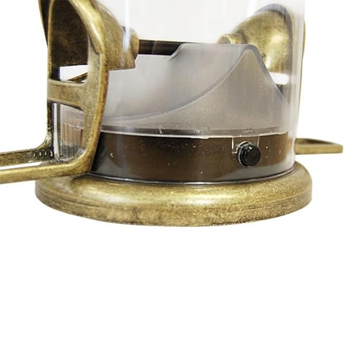 Aspects 420 Antique Brass Quick Clean Big Tube Feeder, Large, Brown/A