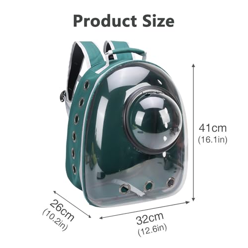 Transparent Parrot Backpack: Wooden Perch, Shoulder Strap, Breathable. Ideal for outings with Parrots, Magpies, & Birds. Comfortable & Spacious. (Gray-2) - color: Gray-2