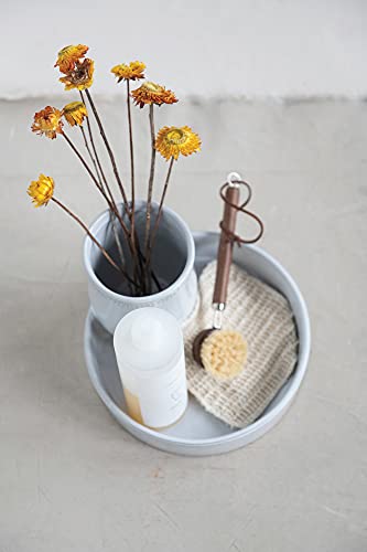 Creative Co-Op Beech Wood Brush, Dark Brown