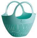 Hutzler Garden Colander, Eggshell Blue - color: Eggshell Blue, size: Large