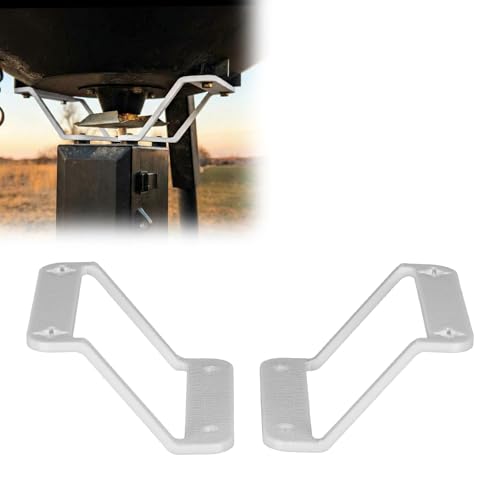 Replacement Compatible with WildGame Deer Feeder Brackets, Replacement Leg Brackets for WildGame Innovations Feeders, Easy Bolt-On Installation for Deer Feeder Stability Repair