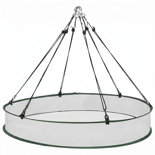 FoldTier 1 Pieces Universal Wild Bird Seed Catcher Hanging Hoop Platform Bird Seed Catcher Tray for Hummingbird Feeders Bee Feeder Outdoor Garden Accessories (30 Inch) - size: 30 Inch