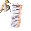Balsa Slot Canyon Chipper Bird Foraging Toy - Natural Soft Balsa Wood Shredder for Green Cheek Conures, Cockatiels & Small Parrots - Interactive Destructible Chew Toy (1pc) - size: 1pc
