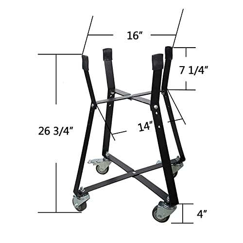 Dracarys Rolling Cart for Minimax Big Green Egg Accessories,Rolling Nest with Heavy Duty Locking Caster Wheels Powder Coated Steel Rolling Outdoor Cart for Minimax Big Green Egg Grill Stand - size: Minimax(MX)