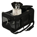 Sherpa Original Deluxe Travel Pet Carrier, Airline Approved - Black, Large - size: 19.0"L x 11.8"W x 11.5"H