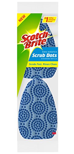 Scotch-Brite 2 Piece Scrub Dots Non-Scratch Dish Wand Refills