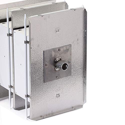 Birds Choice Premium Aluminum Purple Martin House – 16 Room, 4 Floor Birdhouse with Starling Resistant Entrance Holes, Ventilated Roof & Easy Cleaning, Unassembled | Starling Resistant Entrance Holes, Ventilated Roof for Cooler Nests, Easy Cleaning Access