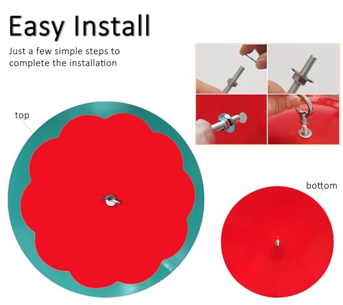 Metal 13" Bird Feeder Baffle for Outdoor Handing Rain Guard for Hummingbird Feeder and House ((1pack)) - color: (1pack)