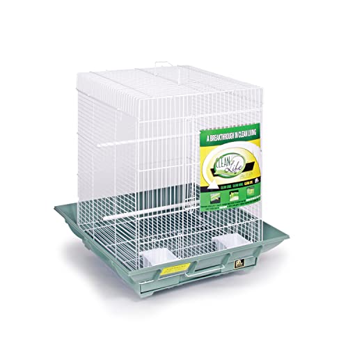 Prevue Hendryx SP850R/B Clean Life Cockatiel Cage, Red and Black - color: Red/Black