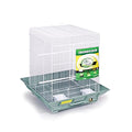 Prevue Hendryx SP850G/W Clean Life Cockatiel Cage, Green and White - color: Green/White