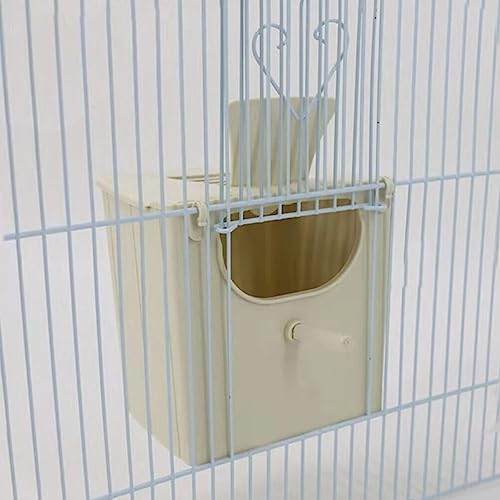 Alipis Bird Breeding Box 3-Pack Hanging Plastic Nesting Box for Parakeets Finches Indoor Outdoor Garden Bird Nesting House
