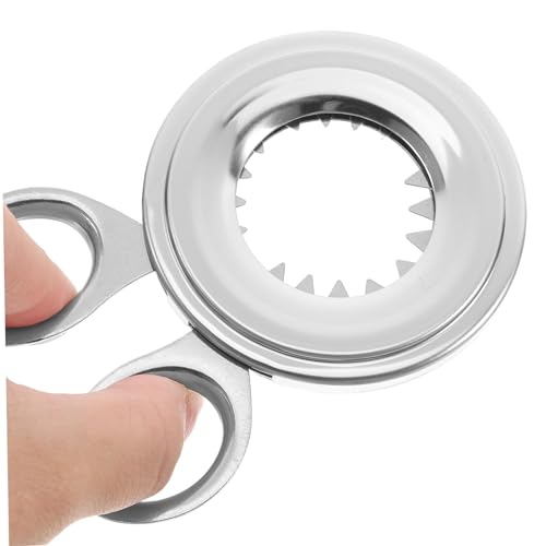 SHOWERORO Stainless Steel Egg Separator Tool Manual Egg Cracker and Topper for Quick Opening of Versatile Kitchen Gadget