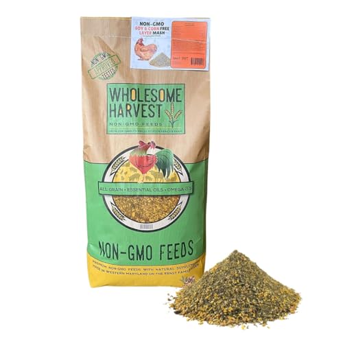 Non-GMO Soy Free-Corn Free Whole Grain Layer Mash (40 lb) - size: 40 Pound (Pack of 1), style: Layer Mash