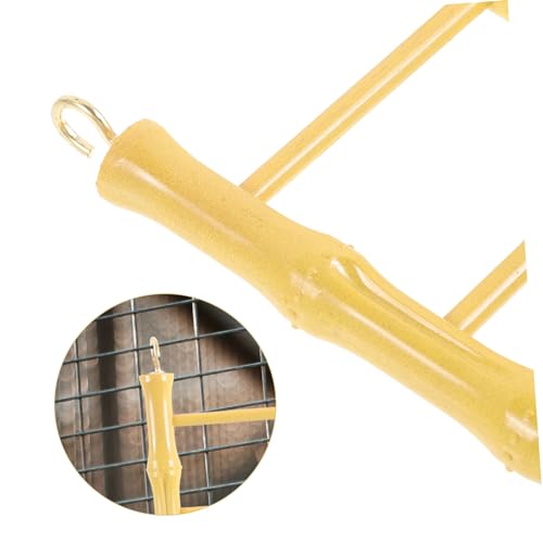 Toyvian Hamster Ladder, Hanging Bird Ladder Cage Accessory | Wooden Climbing Step For Small Birds And Hamsters For Cage Exercise And Habitat Decoration