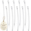 POPETPOP 100 Pcs Parrot Feeding Tubes: Transparent Plastic Baby Bird Milk Feeding Hose, Parrot Water Feeder Tool for Nursery Baby Bird Budgies Cockatiels - Easy to Clean