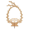 Wooden Egg Holder Kit for Countertop, Bird Nest, 13-Inch, 1/8 Inch Thick, Easter Crafts, by Woodpeckers
