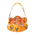 Egg Collecting Basket, Egg Basket for Gathering with 7 Pouches | Canvas Chicken Egg Basket for Chicken, Duck, Goose, Bird, Various Poultry Collection (Yellow chicken) - style: Yellow chicken