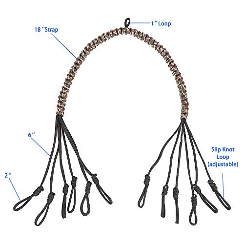 Duck Carrier 12 Drops Slip Ring - Bird Tot Waterfowl Game Carrier Goose Hanger Game Tote Paracord