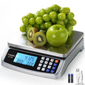 Atogou 66lb Food Scale, Commercial Kitchen Scale with Price Computing | Plug-in Usable, 0.05oz/1g Increment, 304 Stainless Steel, for Cooking, Vegetables, Farm, Industry, Counting. LC300 Silver - style: Silver 66lb/30kg