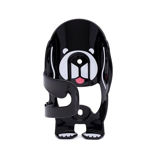 Portland Design Works Water Bottle Cage - Lightweight Water Bottle Holder for Bikes, Very Good Dog Cage, Black - style: Very Good Dog Cage - Black