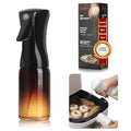 Dark Glass Oil Sprayer150ml – Fine Mist Olive Oil Dispenser for Cooking Air Fryer & BBQ Refillable Dark Glass Bottle for Healthy Cooking & Baking(PS641) - style: Premium Dark Black 641