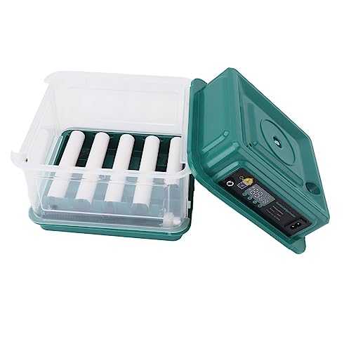 Zerodis Automatic Egg Turner, LED Egg Incubators Automatic Egg Incubators Display Dual Power Supply Egg Incubator Hatches Chicken Duck Quail Eggs (US Plug 110V 10 Eggs) - size: US Plug 110V 10 Eggs