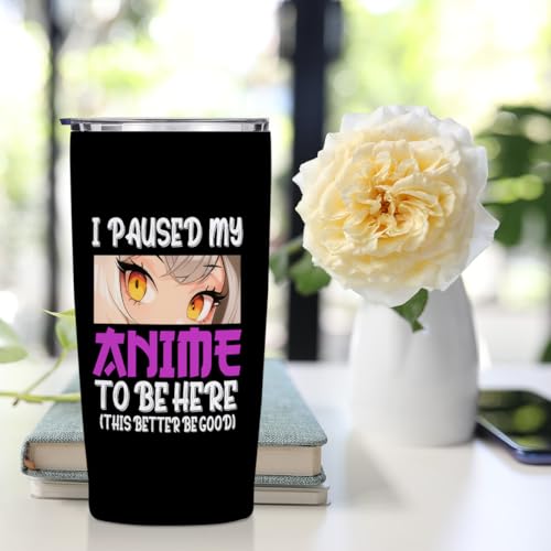Jztco Anime Gifts Anime Merch 20 oz Tumbler Animes Stuff Manga Coffee Mug | Funny Insulated Tumblers Thermal Cup for Sports Travel Birthday Japanese Gifts for Anime Lovers Fans Women Men Girls - color: Multi 1300