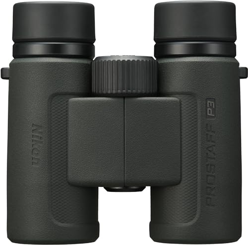 Nikon PROSTAFF P3 10x30 Binocular | Waterproof, fogproof, rubber-armored compact Binocular, wide field of view & long eye relief | Official Nikon USA Model | Waterproof, fogproof, rubber-Armored Compact Binocular, wide Field of View, long Eye Relief - siz