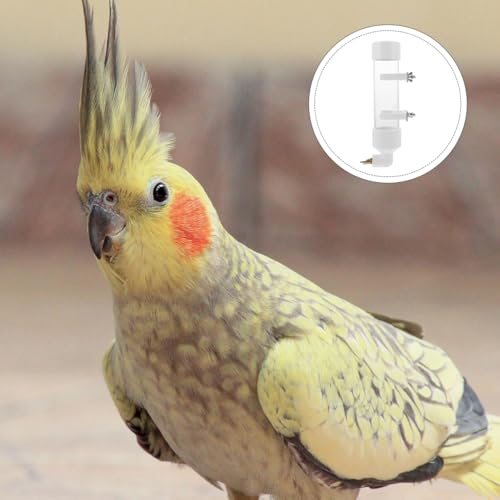 balacoo Bird Water Dispenser Automatic Bird Waterer for Cage Cage Water Feeder with Continuous Supply 9.84 X 1.96 X 1.96 in 1 Pack