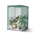 4x4FT Plant Netting Cover – 6FT Tall Garden Bird & Animal Cage for Vegetables & Fruits, Durable Mesh with Steel Frame and 4 Stakes