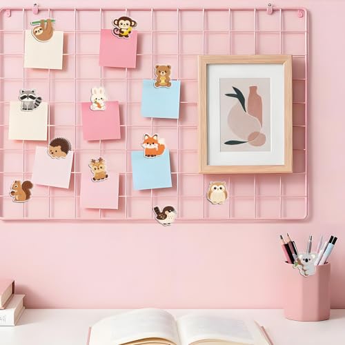 MAYJOYDIY 24Pcs 12 Styles Woodland Animal Acrylic Chip Clips Owl Hedgehog Deer Raccoon Fox Bag Sealer Sealing Closures Cute Koala Rabbit Monkey Squirrel Bag Clips for Food Storage Airtight Seal Grip - style: Animals