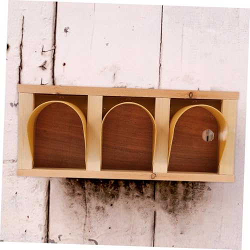 Toyvian Pigeon Birds House Door Bird Cage Entrance Wooden Door Racing Pigeon Access System
