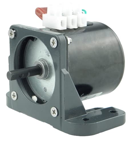 Permanent Magnet Synchronous Gear Motor 60KTYZ 110V 80/96r/min CW/CCW with Brakcet and Switch Plug Extension - size: 80/96r/min Motor+Bracket