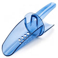 San Jamar Plastic Ice Scoop, Scoopers for Bucket, 6 oz to 10 oz, Blue | SI5500 Polycarbonate Saf-T-Scoop and Guardian System; Bar and Beverage Station - size: 6 oz to 10 oz