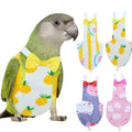 QBLEEV Bird Diaper Flight Suite, Reusable Parrot Nappy Cockatiel Clothes | Soft & waterproof inner layer, cute pigeon pants urine wet suit costume for conure macaw african budgies sun parakeet - color: Cat, size: L
