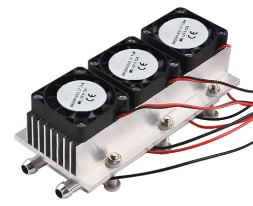 216W Semiconductor Refrigeration Cooler Kit - DIY Peltier Cooler 12V TEC1-12706 Peltier Heatsink Module for DIY Car Electronic Refrigerator - style: Trinuclear