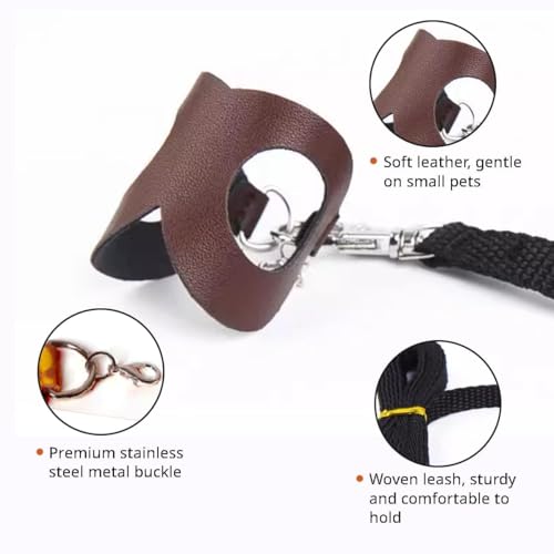MANON ROSA Sugar Glider Harness and Leash Set, Adjustable 3 Pcs Vest, Orange - color: 01 Orange