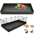 DZWLKJ Guinea Pig Cage Liner,Tarp Bottom Waterproof and Washable Base,Elastic Cord, Also for Rabbits, Bunny, Chinchesillas, Hedgehog, Ferrets and Other Small Animals(24x48 inches)