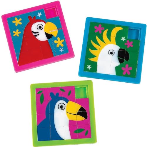 Tropical Bird Slide Puzzle - Toys VBS 2026-12 Pieces